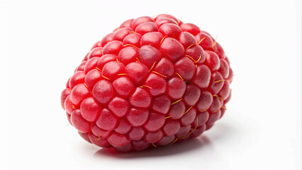 Raspberry on white background 