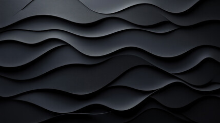 Obraz premium Elegant monochrome wave texture creates minimalist aesthetic