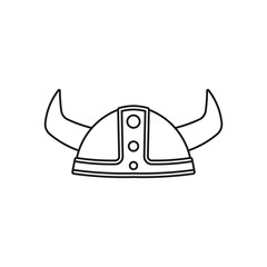 Viking Helmet Icon, viking helmet clip art