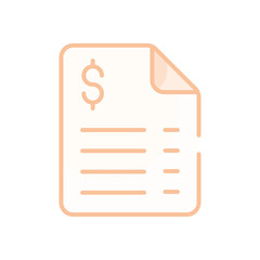 Invoice vector icon