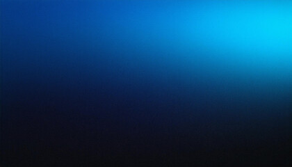 Obraz premium Smooth gradations of blue and black with grainy noise