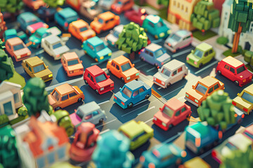 木工でできたかわいい車たち