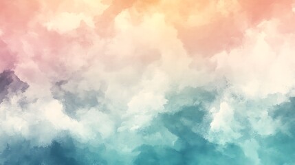Fototapeta premium Abstract background with soft, pastel colors and a dreamy, cloudy texture.