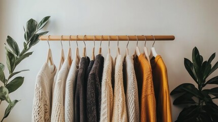 A minimalist capsule wardrobe featuring sustainable, eco-friendly clothing that promotes ethical fashion choices