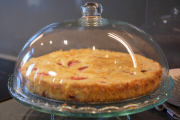 homemade strawberry cake