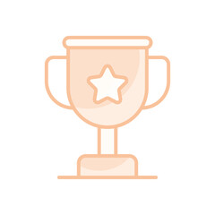 Success Trophy vector icon