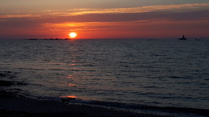 Coucher de soleil au Glenan