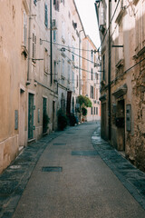 Fototapeta premium narrow street in the town
