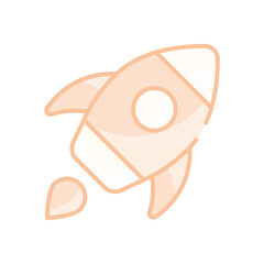 Startup Rocket vector icon