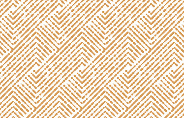 Abstract geometric pattern with stripes, lines. Seamless vector background. White and golden ornament. Simple lattice graphic design