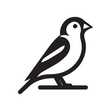 recommend clip art: Versatile Goldfinch Silhouette Vector Art for Graphic Design
