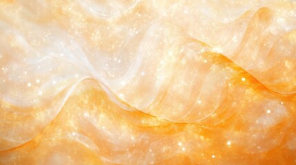 Glimmering Golden Waves and Curves in Soft Light