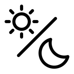 Sun moon icon