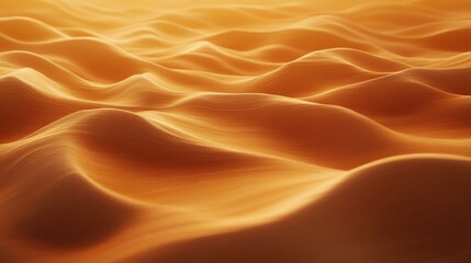 Golden Waves Flowing Softly and Harmoniously