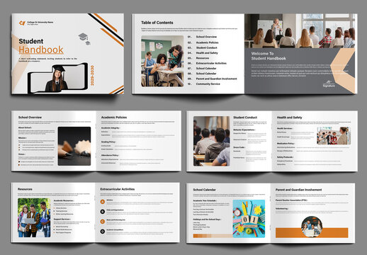 Student Handbook Design Layout