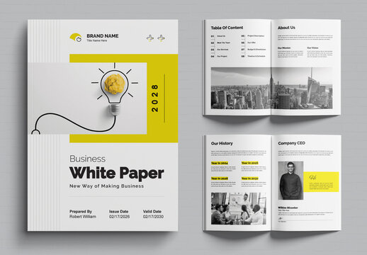 White Paper Design Template