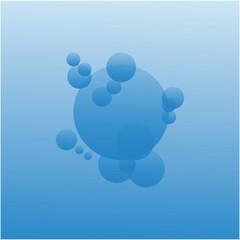 Bubble water logo vector and symbol