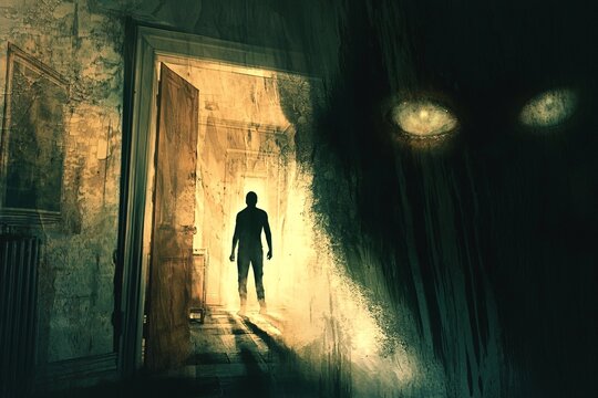 Horror films unleash a haunting ambiance filled with ominous silhouettes and unsettling illumination for a truly gripping thrill.