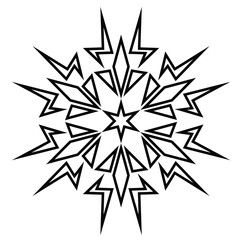 graphic vector of number 44 model ornament pattern with attractive black color lines on a white background