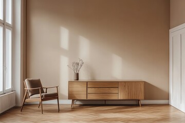 Fototapeta premium Minimalist Living Room