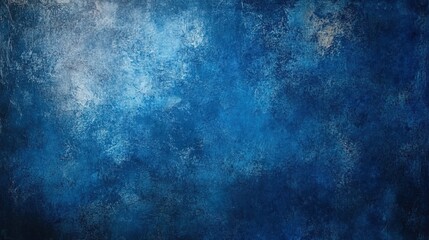 Obraz premium Grungy, vintage, textured, dark blue background
