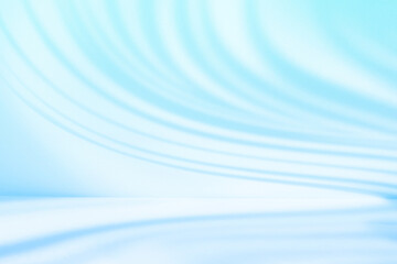 Abstract blue color gradient studio background for product presentation. Empty room with shadows of...