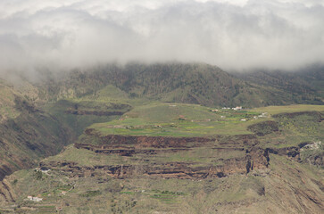 Mesa de Acusa. The Nublo Rural Park. Artenara. Gran Canaria. Canary Islands. Spain.