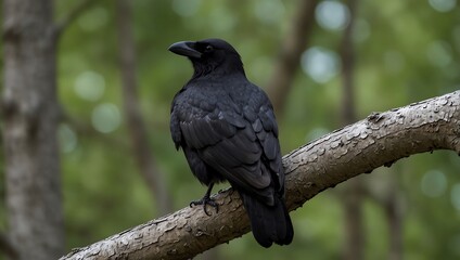 crow on a branch