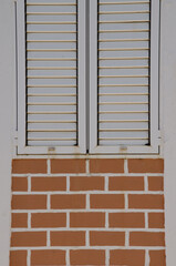 Fototapeta premium Closed window of a house. Gran Canaria. Canary Islands. Spain.