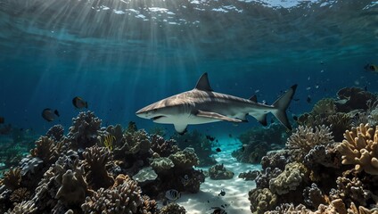 Obraz premium school of fish