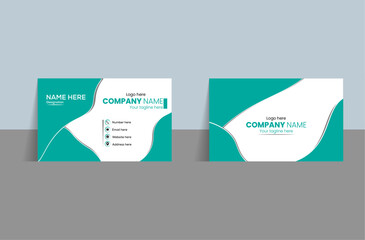 Professional designing business card template.