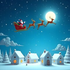 santa claus on the roof