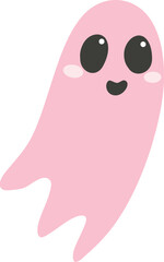 Pink Halloween, Cute ghosts, Kawaii, Halloween coquette, Groovy, retro