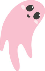 Pink Halloween, Cute ghosts, Kawaii, Halloween coquette, Groovy, retro