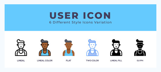 User icon for web. mobile apps and ui.
