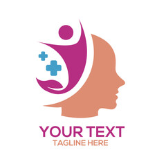 Obraz premium Healthcare illustration of a face