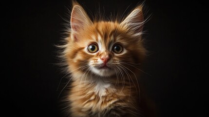 Obraz premium cute cat facial expression