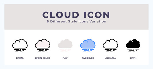 Cloud icon. high quality icon symbol for web design