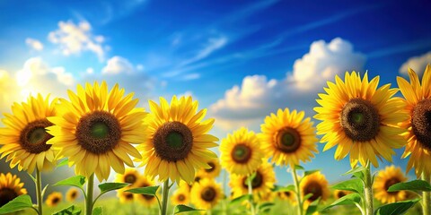 Tilt-Shift Photography of Composited Sunflowers Forming the Word Life - Vibrant Nature, Artistic Floral Arrangement, Summer Vibes, Colorful Aesthetics, Greenery, Sunshine, Growth, Happiness