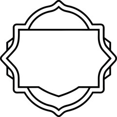 empty blank labels logo icon