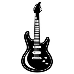 electric guitar vector illustration