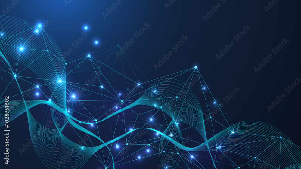 Poster global network connection. global business. social network communication. internet technology. vecto