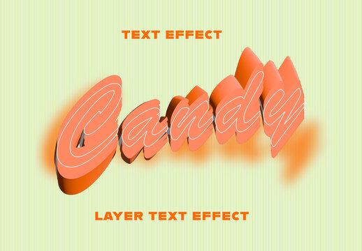 Candy Text Effect