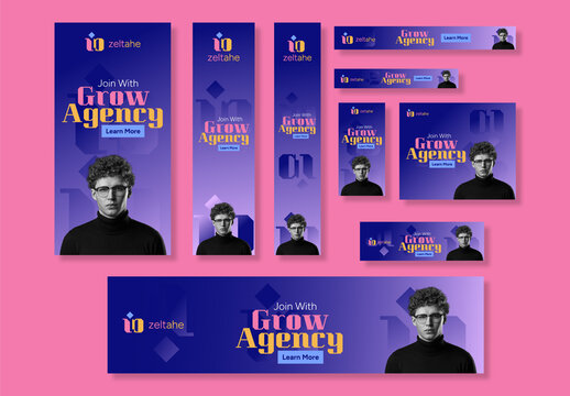 Corporate Web Banner Ads Template