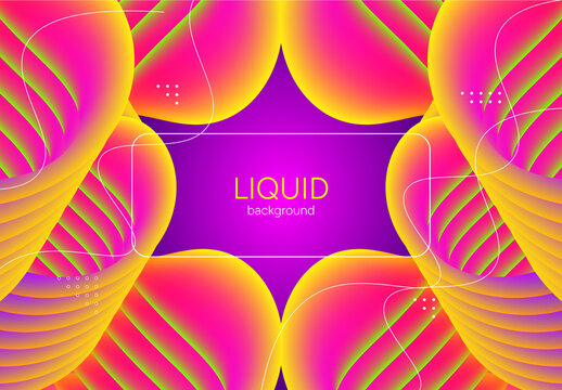 Liquid Colorful Abstract Background