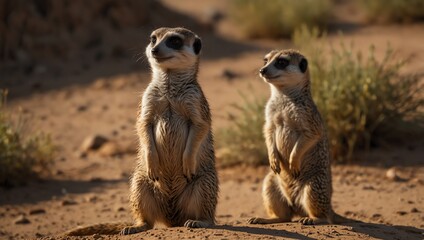 Fototapeta premium meerkat on guard
