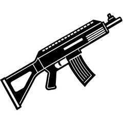 illustration of a gun