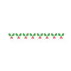 Christmas border decoration