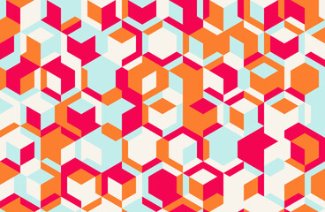 Seamless geometric pattern with textured shapes. Ideal for modern textile designs, poster covers, or abstract backgrounds. A perfect creative vector for minimalistic projects.