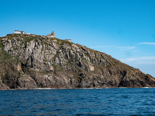 Fototapeta premium The end of the World: The Finisterre lighthouse in Spain